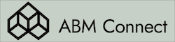 ABM Connect logo featuring three black geometric cubes interconnected on the left, with the text “ABM Connect” in black to the right, all set against a light gray background. ABM Connect logo featuring three black geometric cubes interconnected on the left, with the text “ABM Connect” in black to the right, all set against a light gray background.